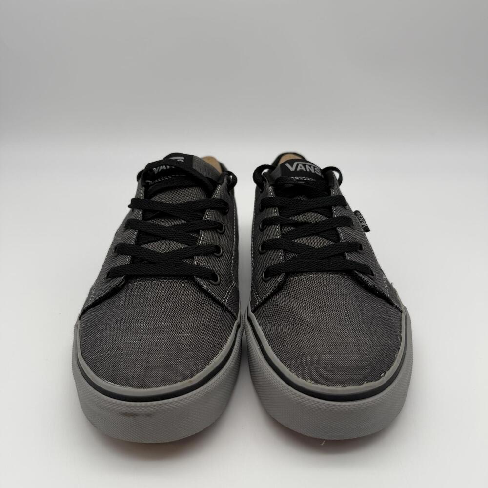 Vans Gray and Black Canvas Sneakers - Men's Size 9 - Picture 11 of 11